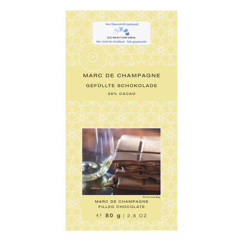 Lauensteiner Gefüllte Schokolade Marc de Champagne
