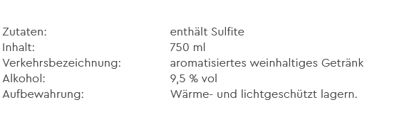 Produktdetails des Punsches