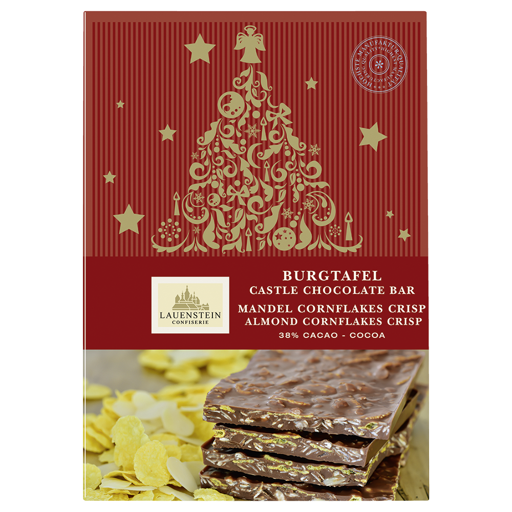 Lauensteiner Burgtafel Mandel-Cornflakes-Crisp im XXL Format