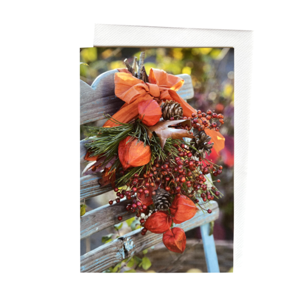 Grußkarte - Herbstlicher Strauß