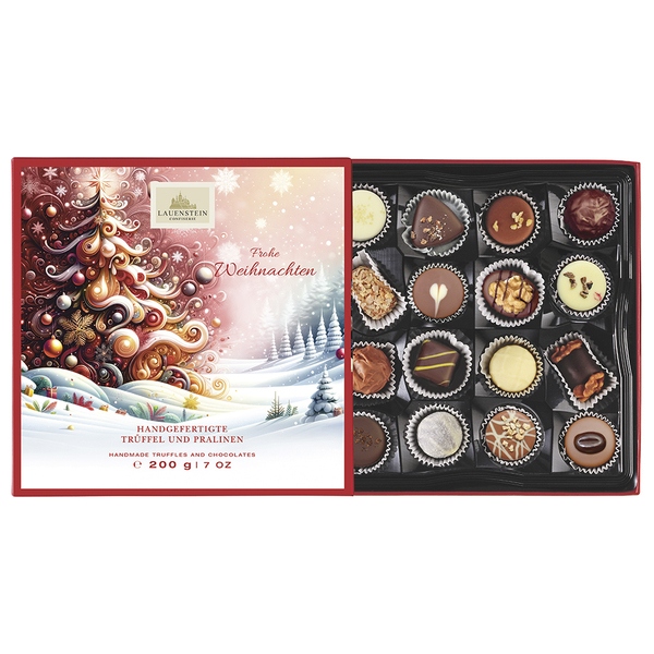 Weihnachtspräsent Trüffel und Pralinen