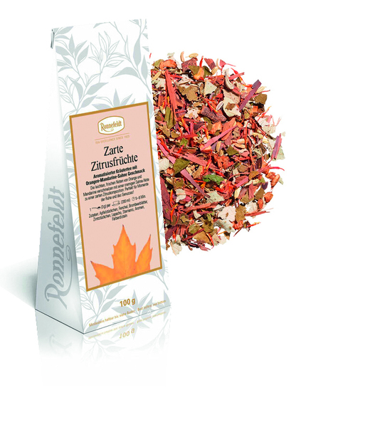 Zarte Zitrusfrüchte  Kräutertee
