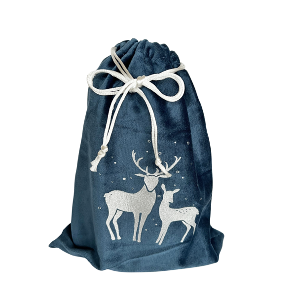 Samtsäckchen mit Rentieren