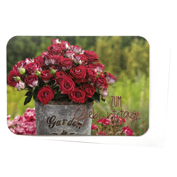 Grußkarte - Zum Geburtstag