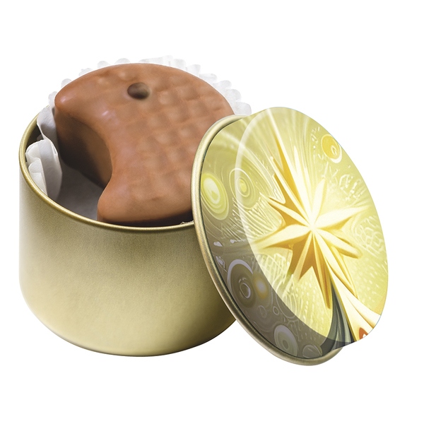 Weihnachtsdöschen Gold Zimtmond 