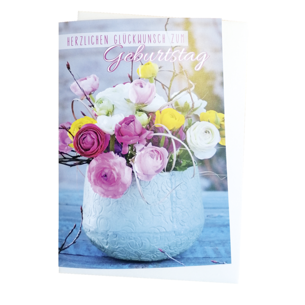 Grußkarte - Herzlichen Glückwunsch zum Geburtstag