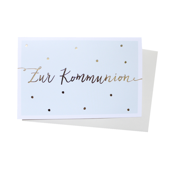 Grußkarte - Zur Kommunion