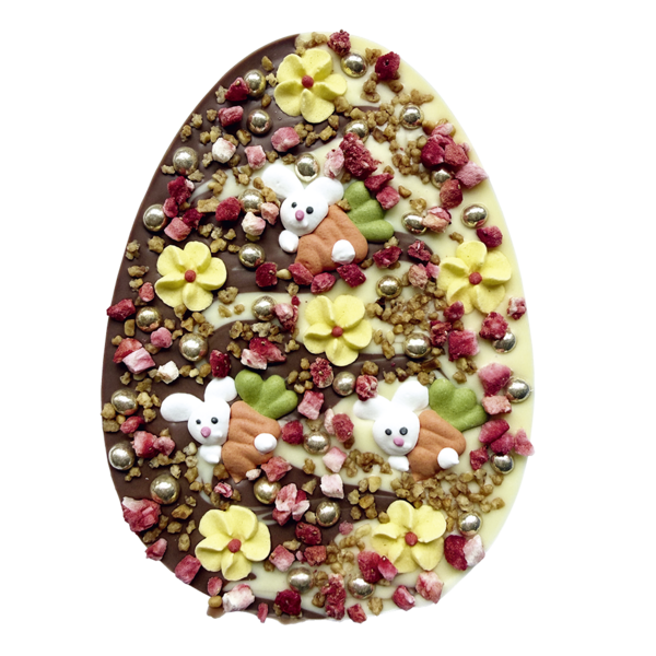 OSTEREI bunt dekoriert