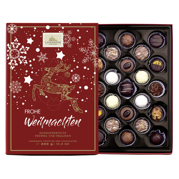 Weihnachtspräsent Trüffel und Pralinen