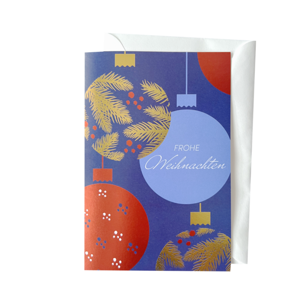 Grußkarte - Frohe Weihnachten