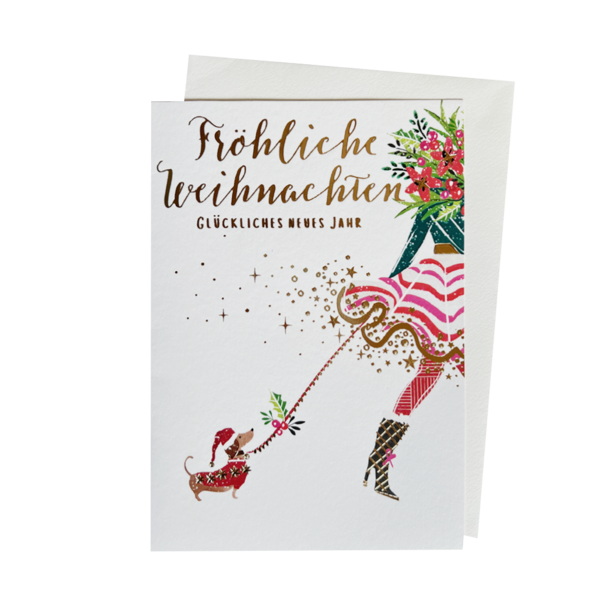 Grußkarte - Fröhliche Weihnachten