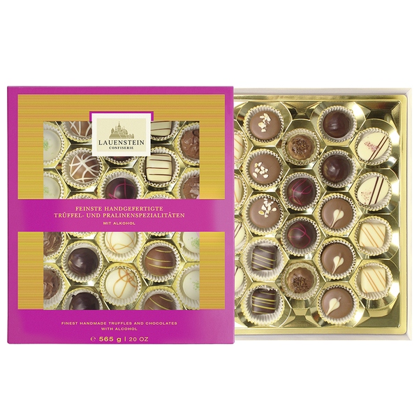 Geschenkpackung Pralinen und Trüffel