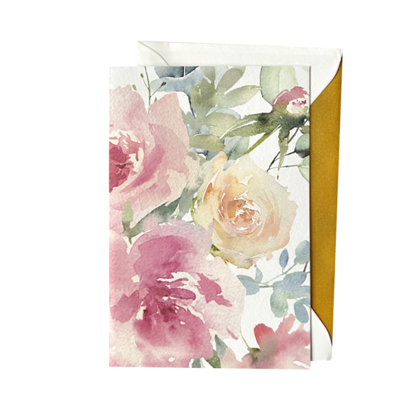 Greeting Card - Floral Collage