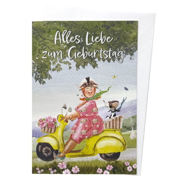 Grußkarte Alles Liebe zum Geburtstag